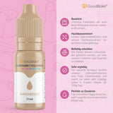 Colorante alimentario Goodbake Pastel Sand Beige (11 ml) - Colorante alimentario en dosis altas - Para colorear pasteles, fondant, crema de mantequilla, macarrones, bebidas, limo y muchos otros artículos. 100% vegano