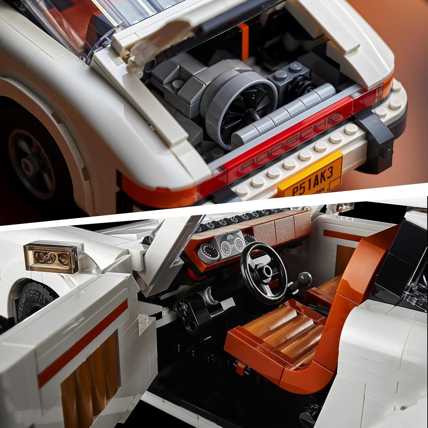 LEGO Icons Modelo de Coche Porsche 911 para Adultos, Kit de Modelo de Coche de Carreras para Coleccionar 10295 Kits de construcción Besuche den LEGO-Store