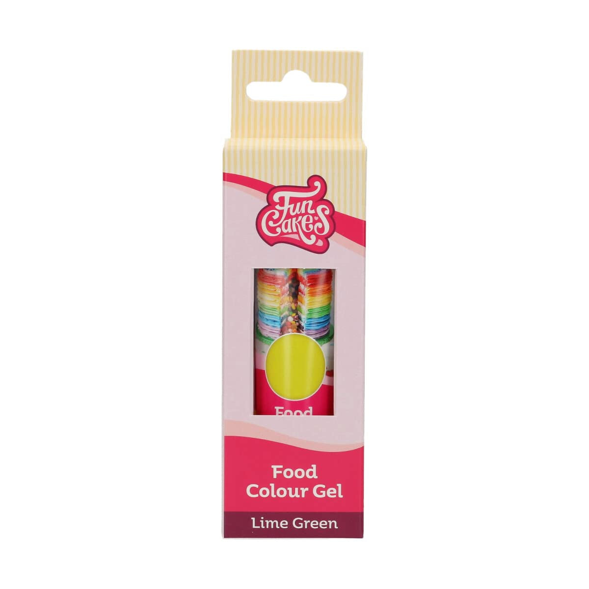 Colorante alimentario en gel Funcakes Verde Lima: Colorante alimentario altamente concentrado para masa, nata, fondant y mazapán. Fácil dosificación. Una sola gota para crear colores vibrantes. Halal. 30 gramos.