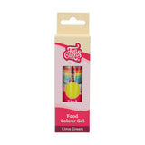 Colorante alimentario en gel Funcakes Verde Lima: Colorante alimentario altamente concentrado para masa, nata, fondant y mazapán. Fácil dosificación. Una sola gota para crear colores vibrantes. Halal. 30 gramos.