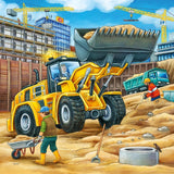 Ravensburger Puzzle para niños - 09226 Vehículos de construcción grandes - Puzzle para niños mayores de 5 años, con 3X49 piezas Puzzle Naty Shop