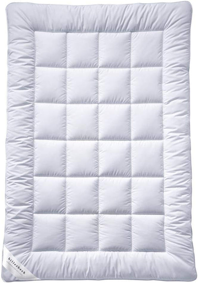 Edredón Superligero Billerbeck S20 - Colcha De Verano - 135 X 200 Cm - Colcha De Verano Ligera - AIRFILL® - Fibra Hueca, 100% Poliéster, Edredones Y Edredones Blancos Naty Shop 155X220 Cm Mediano (M)