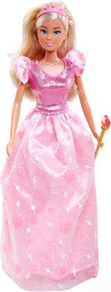 Simba Steffi Love Princess Diamond Princess Play Doll con cofre del tesoro mágico, cetro y diamantes, 29 cm, a partir de 3 años