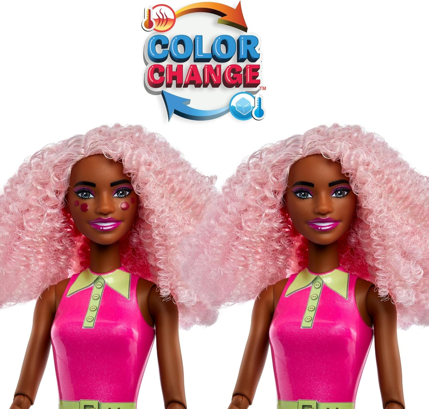 Muñeca Barbie Pop Reveal Bubble Tea y accesorios, muñeca de moda perfumada Berry Bliss con mascota, 8 sorpresas, incluye cambiador de color, vaso de almacenamiento, HTJ20