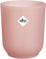 elho Vibes Fold Orchid High 12.5cm - Macetas para orquídeas de interior - Macetas para flores de interior - 100% plástico reciclado - Blanco/Blanco sedoso