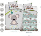 Ropa de cama infantil y juvenil, unisex, Ursulet Koala, algodón Ropa de cama - infantil Naty Shop