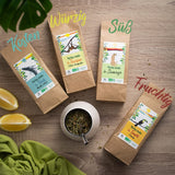 ORIGEENS SET REGALO TÉ BIO MATE X4 I Yerba Mate Bio 4X80G I Set té Yerba Mate, idea regalo