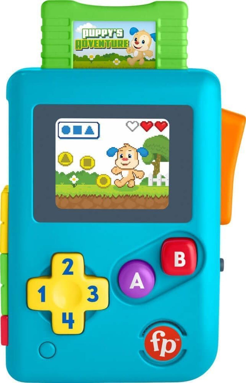 Fisher-Price HBC86 - Diversión de aprendizaje Lil' Gamer, juguete de actividades y aprendizaje musical, versión alemana, para bebés y niños pequeños de 6 a 36 meses Juguetes para bebés Naty Shop