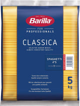 Pasta de espagueti de trigo duro Barilla núm. 5 – Pachet de 1 (1x5kg)