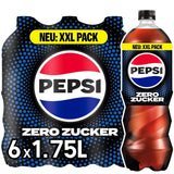 Pepsi Zero Sugar, Refresco sin azúcar de Pepsi, sin calorías, set 6 x 1,75 litros Bebidas sin alcohol Naty Shop