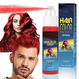 Color de laca para el cabello - 30 ml Spray de color de cabello verde temporal, tinte para el cabello natural Spray de color de cabello temporal, tinte de cabello lavable para fiesta Cosplay Halloween (verde) Tinte para el cabello Naty Shop Rojo