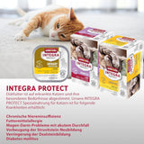 animonda INTEGRA PROTECT Diabetes con Aves (16 x 100 g), comida húmeda para gatos diabéticos, comida dietética para gatos diabéticos, comida húmeda sin azúcar