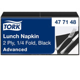 Tork 477840 Servilletas de almuerzo color lima / Servilletas de 2 capas para comidas pequeñas o refrigerios / Calidad avanzada / Servilletas de papel 10 x 200 (2000) / 32,6 x 33 cm (largo x ancho) / Pliegue 1/4