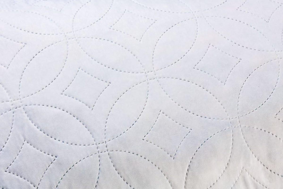 VIP Almohada Muy Importante V.I.P. Almohada Memory Flake Almohada Blanca 45 X 75 cm Funda Acolchada de Poliéster Súper Transpirable Suave Made in Italy Naty Shop Almohadas Estándar