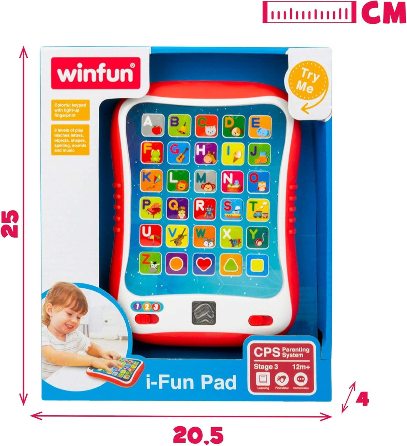 winfun ColorBaby 44256 Bandeja de Aprendizaje con Luz y Sonido Juguetes Bebé Naty Shop