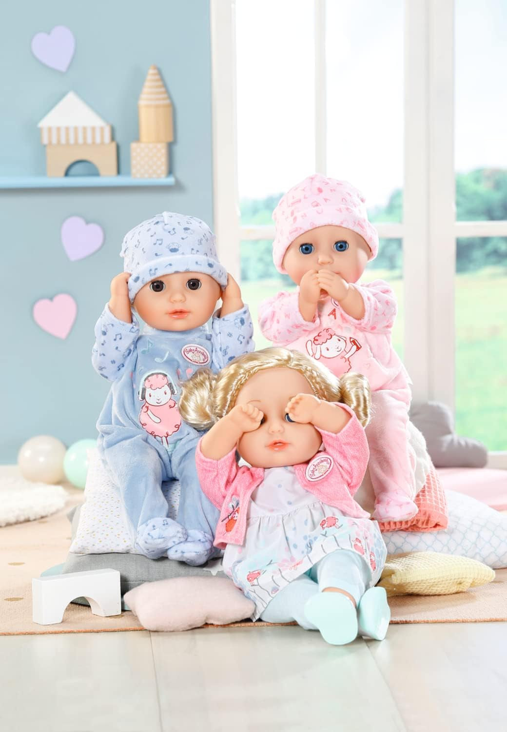 Annabell Muñeca blanda Little Annabell de 36cm, con cuerpo de tela y ojos somnolientos, 36cm, 709870 Zapf Creation