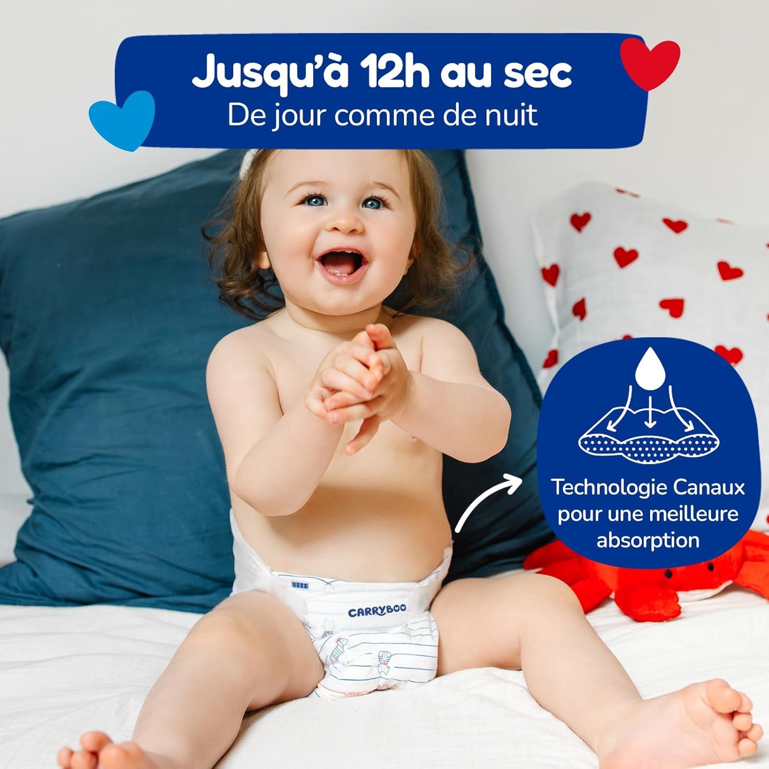 - Pañales talla 4+ (9-20 kg) - saludables y muy absorbentes - 12 horas a prueba de fugas - sin sustancias no deseadas - fabricado en Francia - precio asequible - 126 pañales desechables