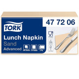 Tork 477840 Servilletas de almuerzo color lima / Servilletas de 2 capas para comidas pequeñas o refrigerios / Calidad avanzada / Servilletas de papel 10 x 200 (2000) / 32,6 x 33 cm (largo x ancho) / Pliegue 1/4
