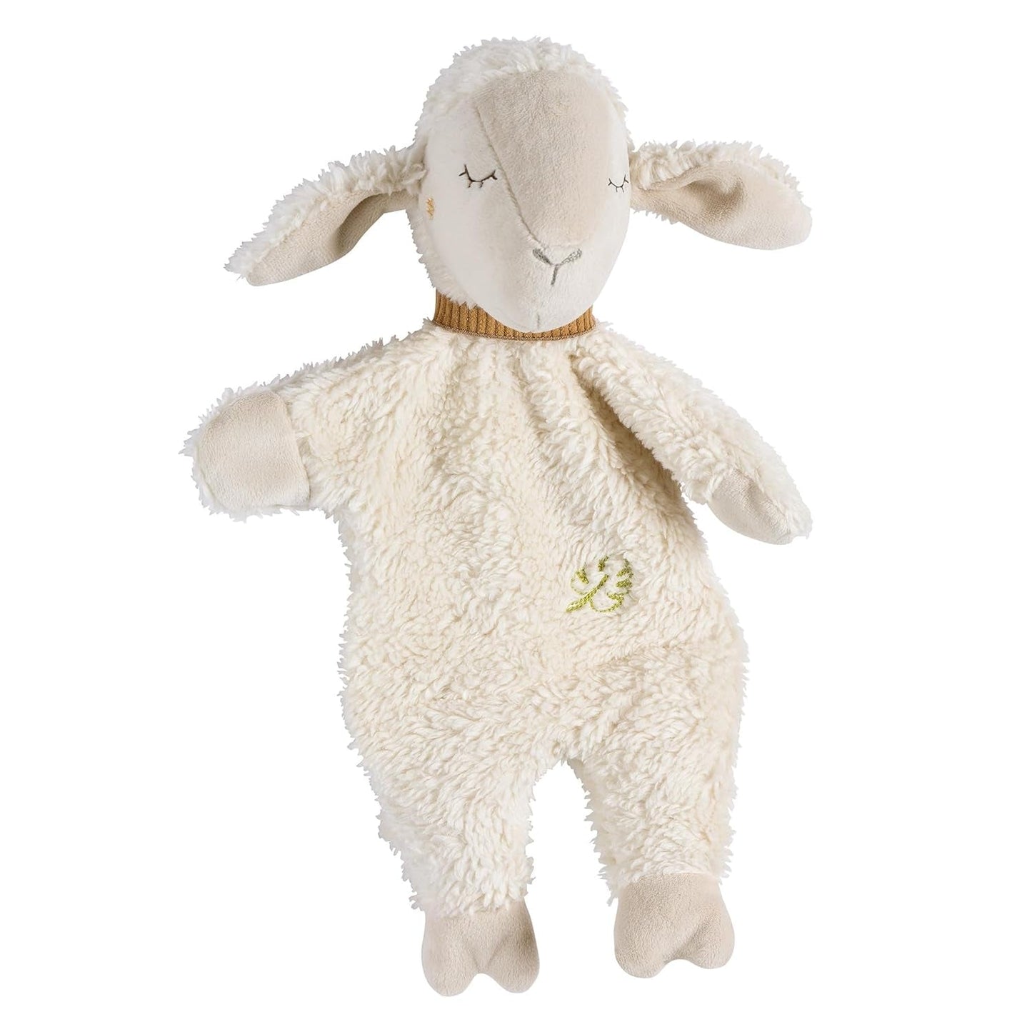 Fehn marioneta de mano para bebé cocodrilo - peluche con sonajero, papel crujiente, mordedor y chirriador - marioneta de mano para bebé - mordedor para bebés y niños pequeños a partir de 6 meses Baby Toys Naty Shop Sheep Nature