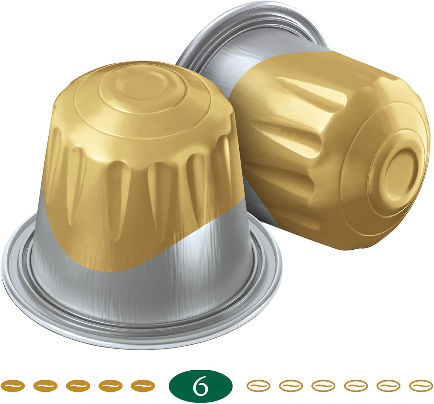 Jacobs Kaffeekapseln Krönung Crema, Intensidad 6/12, 10 x 20 Getränke, Nespresso* compatible Kaffee Kapseln, 200 Kapseln