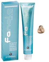 Fanola crema colore Crema colorante 7.0 Rubio, 100 ml Tinte para el cabello Naty Shop 12.2 Super Rubio Platino Perla Extra