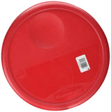 Tapa para recipiente de almacenamiento de alimentos, redonda, roja, 11,4 L Naty Shop cajas de almacenamiento de alimentos