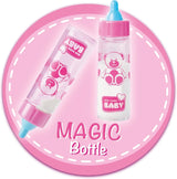 Simba 105562487 - Set Primera Lactancia Bebé Recién Nacido, chupete, pañal y biberón con contenido desmontable, para muñecos de 38-43cm Naty Shop Dolls