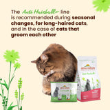 Almo Nature Functional - Antibolas de pelo - Comida húmeda para gatos adultos y maduros - con cachorros - Combate la formación de bolas de pelo - 70 g (paquete de 30)