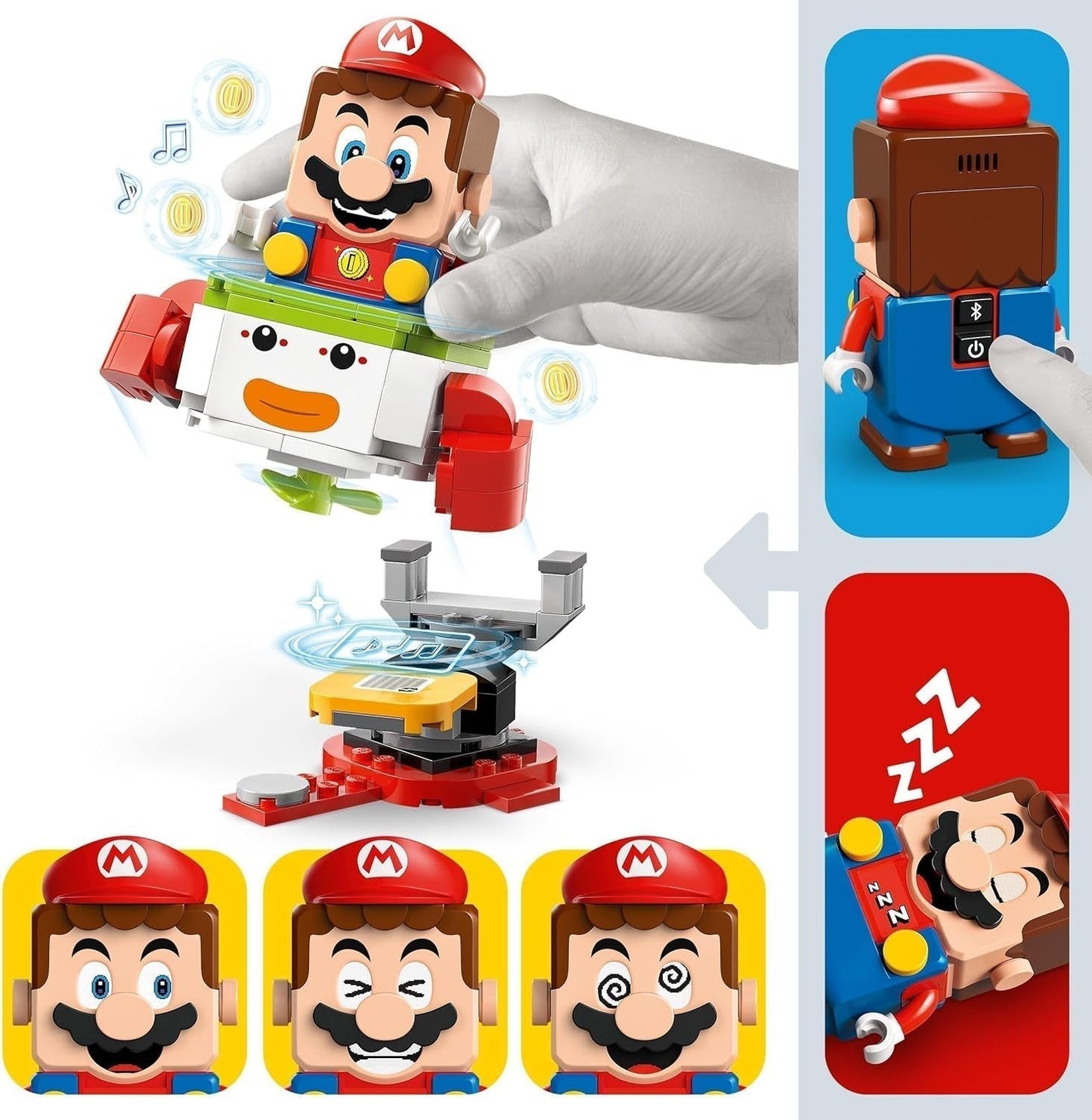 LEGO Super Mario Adventure con Mario interactivo, juego de carrito de payaso juvenil, Yoshi de juguete, regalo de Nintendo para niños, niñas y jugadores de 6 años en adelante 71439 Juegos de construcción Besuche den LEGO-Store