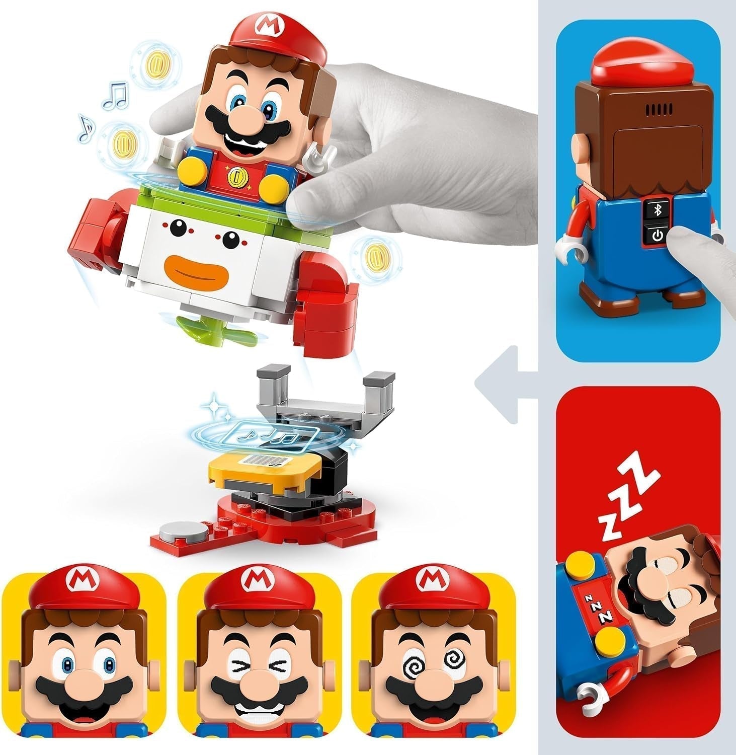 LEGO Super Mario Adventure con Mario interactivo, juego de carrito de payaso juvenil, Yoshi de juguete, regalo de Nintendo para niños, niñas y jugadores de 6 años en adelante 71439 Juegos de construcción Besuche den LEGO-Store