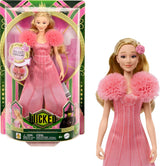 Mattel Glinda de Wicked and Accessories Muñeca articulada inspirada en la película con atuendo desmontable Sings Loved by Us JLG49 Rosa