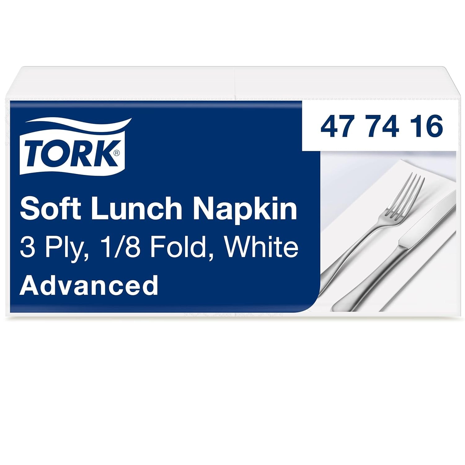 Tork Linstyle 509542 Servilletas de cóctel negras, pliegue 1/4, 1 capa, 23,8 x 23,8 cm, 1 x 100 servilletas