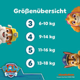 Pañales Pampers Baby-Dry Puppy Patrol Edition, talla 5, 186 pañales, 11 kg - 16 kg, hasta 100 % de protección contra fugas y comodidad durante toda la noche
