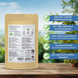 Té Matcha orgánico en polvo premium 100 g Té verde de la más alta calidad de Japón Kagoshima - Perfecto para batidos Matcha Latte Té verde japonés Vegano Sin aditivos Envase sin plástico
