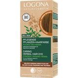 LOGONA Natural Cosmetics Tinte Capilar Nutritivo a Base de Hierbas, Tinte Capilar Vegano en Polvo de Henna Orgánica para un Color y Brillo Intensos, Tinte Capilar a Base de Hierbas en Rubio Cobrizo (Rubio), 1 x 100 g Naty Shop Tinte Capilar Marrón Ámbar 100 G (1 Paquete)