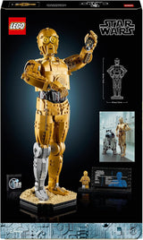 LEGO Star Wars C-3PO B, Droide para construir, Modelo para coleccionar, construir y exhibir, Idea de regalo nostálgica para adultos y fanáticos, Pieza de coleccionista, Juego de fantasía 75398 Juegos de construcción Besuche den LEGO-Store