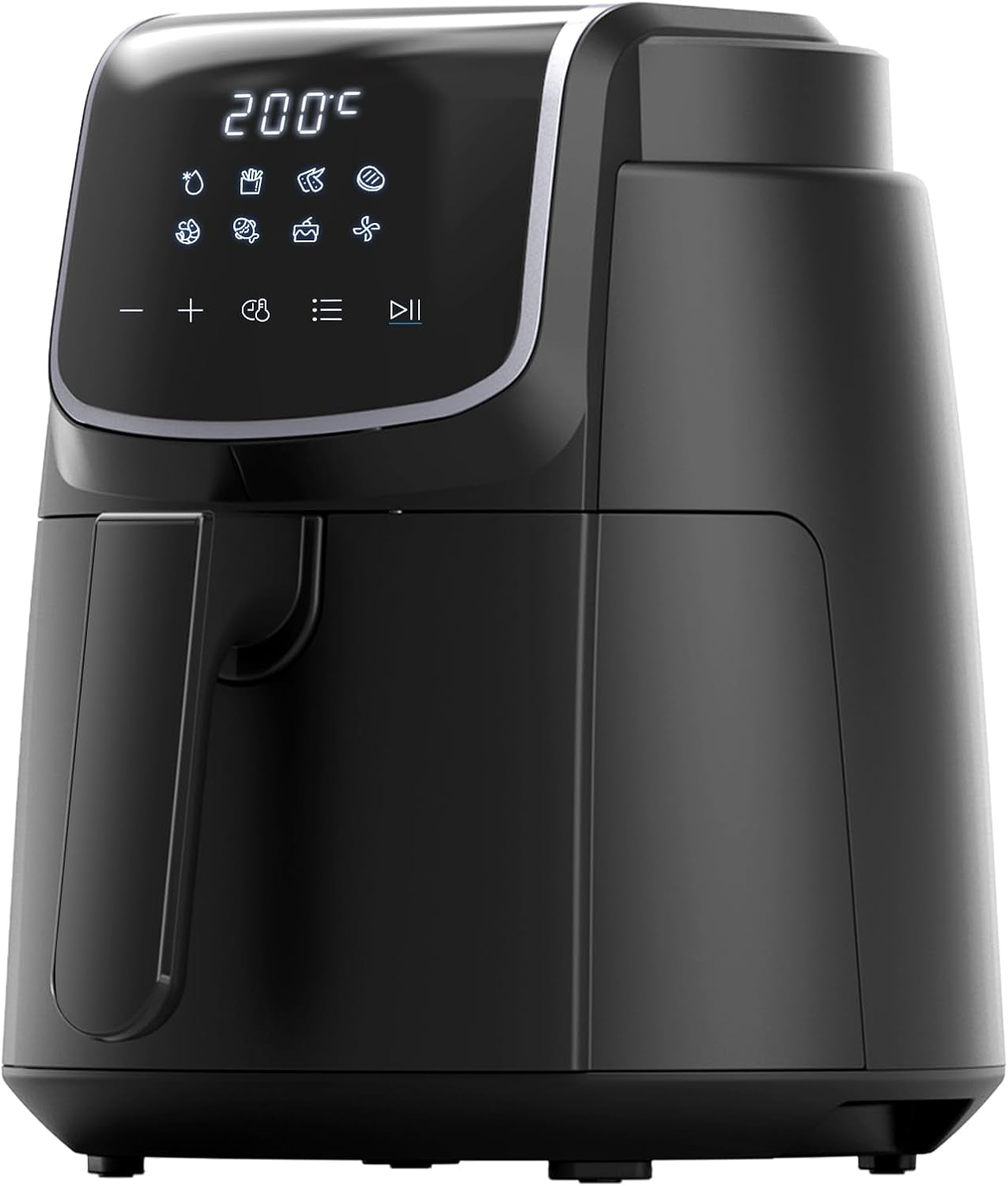 Freidora de Aire Caliente Midea 2L, Airfryer 1150W, Sin Aceite, Freidora de aire caliente, Función de apagado automático Electrodomésticos Naty Shop 4L