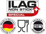 Chg 9942-04 bratenform mit deckel, antihaftbeschichte, antracita-metálico, 37 x 20 x 7 cm moldes y bandejas para hornear naty shop