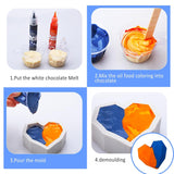 Colorante alimentario soluble en grasa - Colorante alimentario a base de aceite en colores del arcoíris para chocolate, dulces, pasteles, repostería - Colorante alimentario concentrado para decorar tartas, crema de mantequilla, fondant - 12 g cada uno