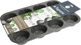 Pure Roq Muffinform Para 12 Muffins, Aluminio, Negro Moldes y bandejas de horno Naty Shop