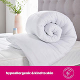Colcha Silentnight "Ultrabounce", microfibra, blanco, cama individual Edredones y edredones Naty Shop