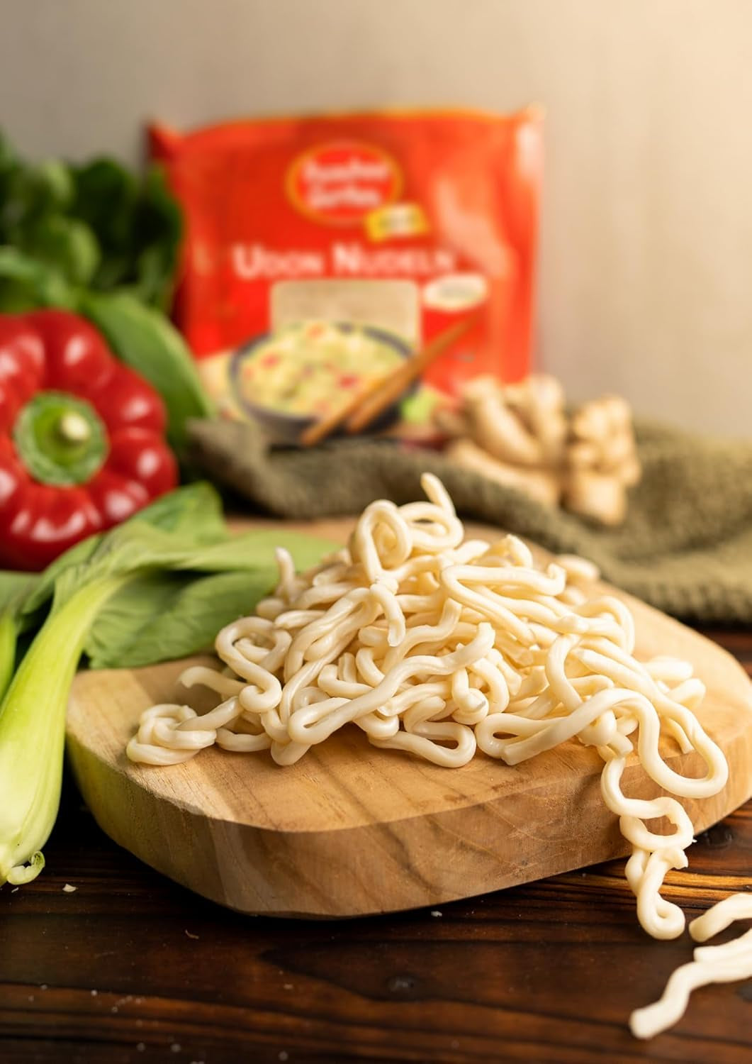 Fideos udon de Bamboo Garden, precocidos, 300 g