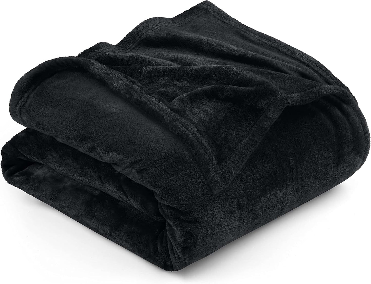 Utopia Ropa de cama Acogedora manta polar [228 x 228 cm, gris] Manta suave, ligera, cálida y esponjosa Manta cómoda y transpirable para cama, sofá, camas y mantas Besuche den Utopia Bedding-Store Negro 150 x 200 cm
