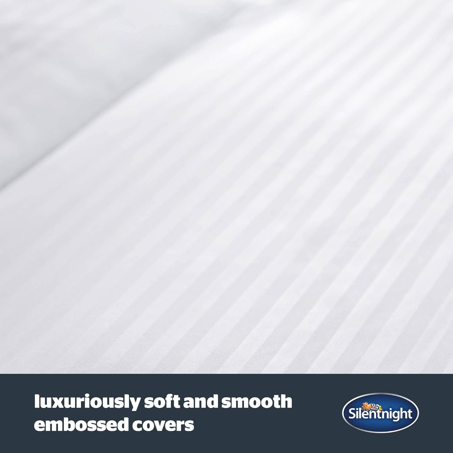 Silentnight Hotel Collection edredón para cama de matrimonio, 13,5 TOG, blanco, microfibra, blanco, cama individual 135 X 200Cm Edredones y edredones Naty Shop