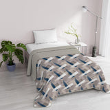 Fantasy Ropa de Cama Italiana Microfibra Verano Cama 1,5 Edredones Murrine Naty Shop Brush 1 Posto E Mezzo
