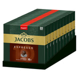Jacobs Kaffeekapseln Espresso Intenso, Intensität 10/12, 10 x 20 Getränke, Nespresso* compatible Kaffee Kapseln, 200 Kapseln