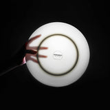 MALACASA Juego de vajilla para 4 personas Bone China Juego de vajilla de 16 piezas Redondo blanco con borde dorado Juego combinado de 4 platos llanos 4 platos de postre 4 platos Suma y 4 tazones de cereales Serie NORI