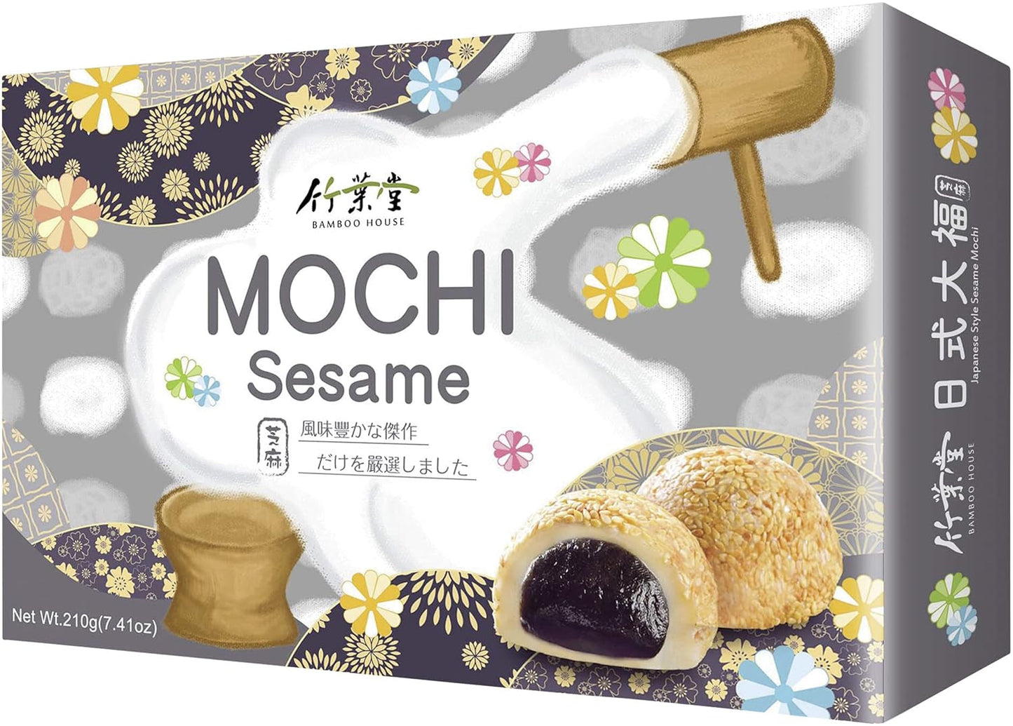 BAMBOO HOUSE Mochi, sésamo, 210 g