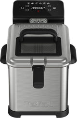 Tefal Family Pro Access 4.0L, 3000 Watt, semiprofesional, con aceite, depósito de aceite extraíble, tecnología de zona de refrigeración Electrodomésticos Naty Shop Family Pro Digital Access 4.0L