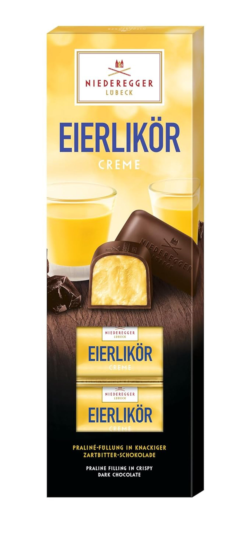 Niederegger chocolate clásico "Crema de huevo" 100g